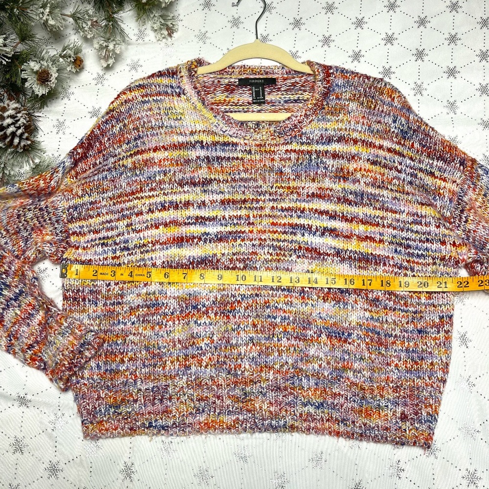 Forever 21 Multicolor Sweater Medium - image 6